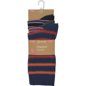 InterSocks - Damessokken - 12 paar - 3 Dessins- one size- Dames kousen
