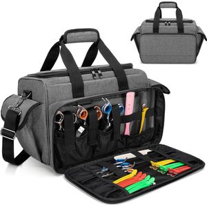 Lexium Kapperskoffer - Visagiekoffer - Make up koffer - Make up trolley - Kappers koffer - Beautycase - Cosmetica koffer - Kapperstas