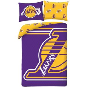 Lakers - Dekbedovertrek - Geel - 140 x 200 cm - 70 x 90 cm - Polyester