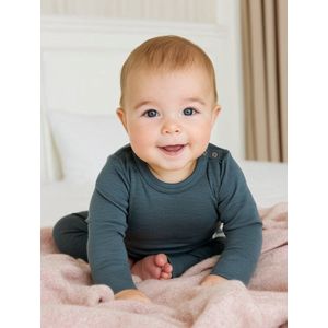 Wollen baby- kindertrui - Merinowol - Orion Blue 50