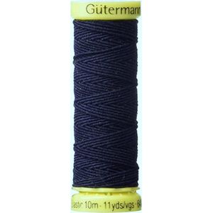 Gütermann elastisch garen - donker blauw - col 5262 - elastiek draad - 0,5 mm x 10 m.