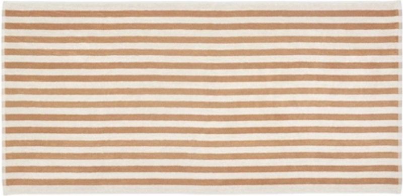 Blomus - Arto - Badlaken - Moonbeam/Amber Brown - 100% Katoen, 600 g/m², GOTS-gecertificeerd