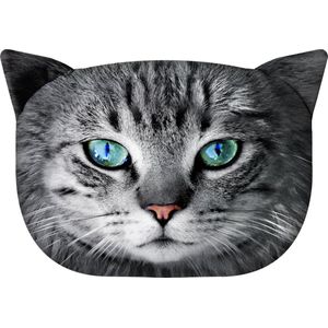 Bertoni - Knuffeldesign met katmotief sierkussen met verborgen ritssluiting en vulling Kussen Fryc