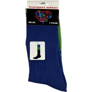 Sportsokken - Donkerblauw / Lichtblauw - Maat 30 / 35