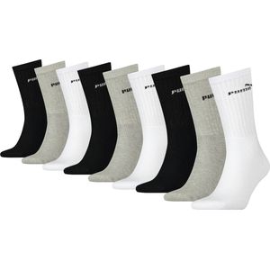PACK van 9 Puma sportsokken, tennissokken, crew tennissokken, unisex voor heren en dames