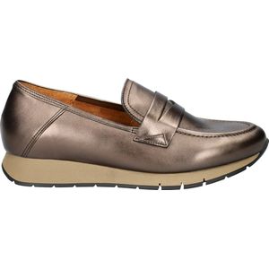 Gabor - Dames Loafer - Metallic - Duurzaam Leer - Uitneembaar Voetbed