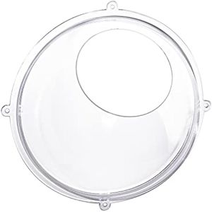 46624-22 Halfbolvormig wandrek van acryl, diameter 24 cm, transparant