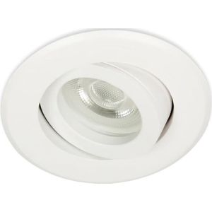 LED Midi inbouwspot Agust -Rond Wit -Koel Wit -Dimbaar -3.6W -Integral LED