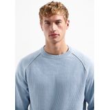 Ronde Hals Trui - Wafelstructuur - Pullovers