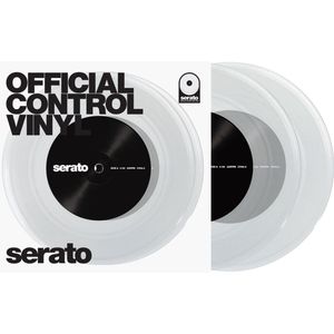Serato 7"" Performance Series Control Vinyl x2 (Clear) - DJ Control