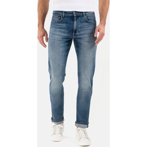 camel active Tapered Fit Jeans met smartphonezak - Maat menswear-33/34 - Blauw