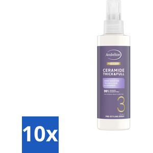 Andrélon – Leave-In Spray – Pro Care Ceramide Thick & Full – 200 ml - Bulkverpakking - 10 stuks