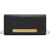 FOSSIL Portemonnee Schoudertas Penrose Flap Wallet Crossbody Black Zwart
