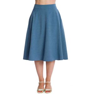 Banned - MY SUMMER STAPLE Rok - 3XL - Blauw