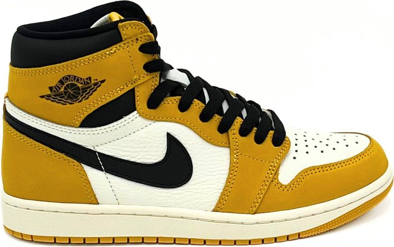 Nike - Air Jordan 1 Retro High OG - Basketbalschoenen - Geel - Hoge Tops