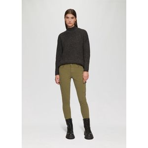 QS - Cargobroek - Groen - Katoen - Slimfit