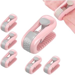 6 Stuks - Dekbedclips - Klemmen – Knijpers – Dekbed Clips - Stevige Dekbedclips - Met Opbergbox - LOUZIR