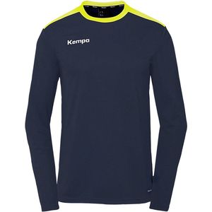 Kempa - Emotion 27 - Longsleeve - Marine/Fluo Geel