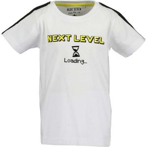 Blue Seven Shirt 'Game Over'  Wit Maat 92