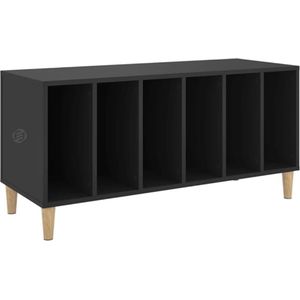 Equivera platenspeler meubel - lp kast - platenspeler kast - vinyl kast - lp meubel - platen kast