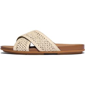 FitFlop FitFlop Gracie Woven Cross Slides BRUIN - Maat 37