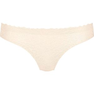 Sloggi Women ZERO Feel Lace 2.0 Brazil Panty (1-pack) - dames slip - beige - Maat: XS