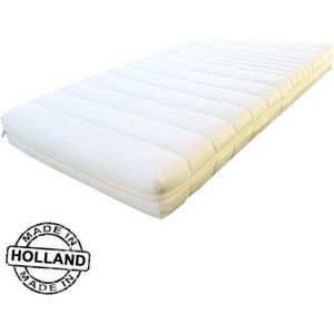 Slaaploods.nl Galaxy - Baby Matras - 60x120x14 cm - Soft - Wit