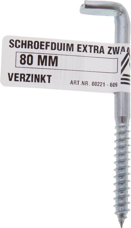 Schroefduim - Extra Zwaar - Verzinkt Staal