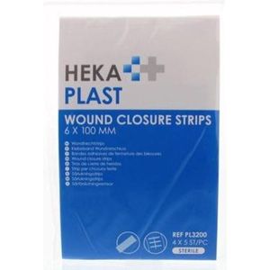 Wondhechtingstrips - Wondhechtstrips - Hechtstrips - 6 x 100mm - 20 stuks (4 vellen met 5 strips)