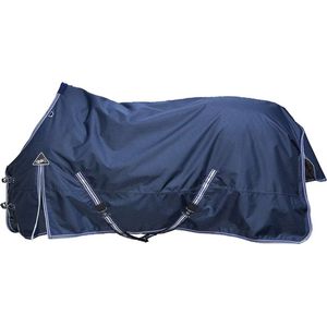 QHP Outdoordeken Turnout Luxe 300grs - maat 145/195 - Navy