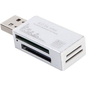 Compacte USB-geheugenkaartlezer 4 in 1