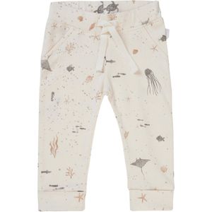 Noppies Unisex Pants Boone allover print Unisex Broek - Whisper White - Maat 44