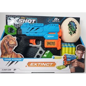 ZURU X-Shot Dino Attack - Extinct - Speelgoedpistool - Incl 8 X-Shot Pijltjes