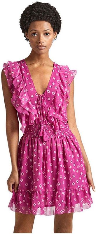 Pepe Jeans - Malena - Mouwloze Korte Jurk - 100% Polyester