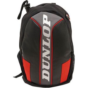 Dunlop Padel rugtas - padel backpack - Zwart-Rood