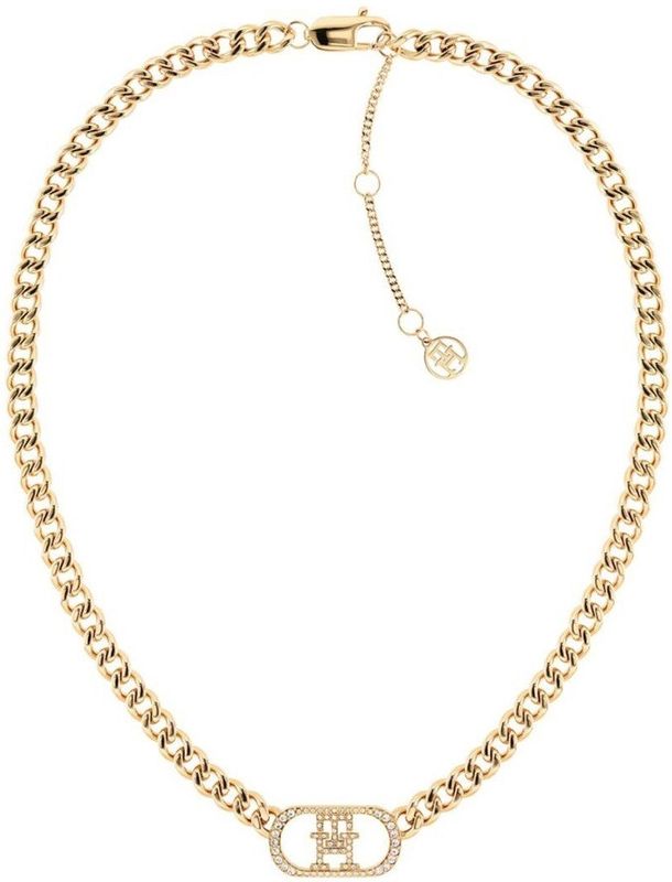 Tommy Hilfiger - 2780894 - Halsketting - Geel Goud - 40+5 cm - Roestvrij Staal