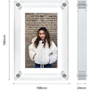 Digitale Fotolijst 5 Inch Frameo - Transparant Fotokader - Full HD - 4gb