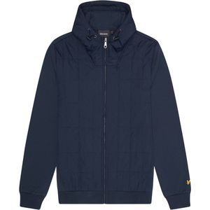 Lyle & Scott Hybrid Quilted Zip Through Hoodie