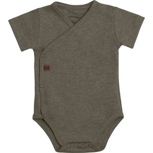 Baby's Only Rompertje Melange - Khaki - 62 - 100% ecologisch katoen - GOTS