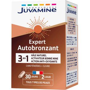Juvamine Expert Zelfbruiner 3in1 60 Capsules