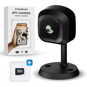 DynaBright - Verborgen Spy Camera - Full HD 1080P - Bewegingssensor - Nachtzicht - Oplaadbaar - 32 GB Geheugenkaart