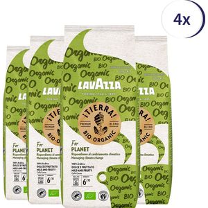 Lavazza Tierra for Planet biologische koffiebonen - NL-BIO-01 - 4 x 500 gram