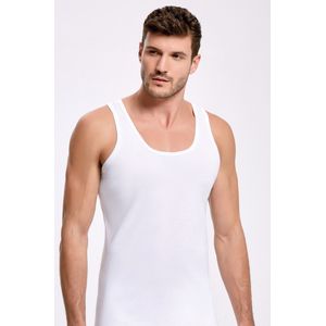 3 Pack Onderhemd Heren ilke® – 100% Katoen - Wit - 2XL