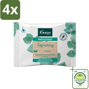 Kneipp - Badbruistablet - Mint Eucalyptus - Voordeelverpakking - 4 stuks - Badtablet - Eucalyptus