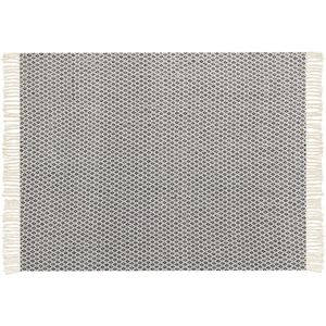 CHYAMA - Plaid - Zwart - 125 x 150 cm - Katoen