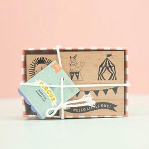 Violet Studio - Little Circus - Wooden Stamp Set