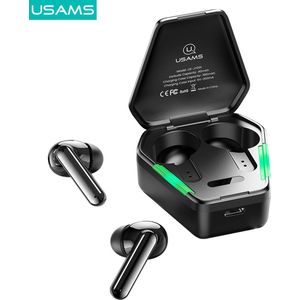 USAMS Gaming Wireless Earbuds - Bluetooth 5.0 - Zwart