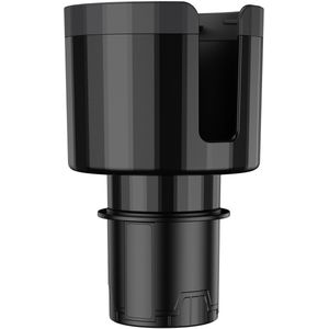 Universele bekerhouder voor in de auto - Verlengadapter voor in de auto - Verstelbare basis en onderzetters - Geschikt voor flessenhouders - Maximale diameter 105 mm - Zwart