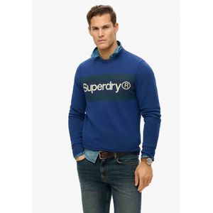 Superdry - Core Logo Stripe Relaxed Sweatshirt - Katoen