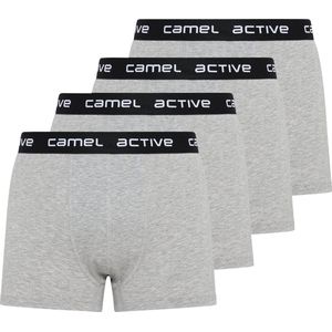 camel active Boxershorts in een pak van 4 - Maat menswear-XXL - Grijs
